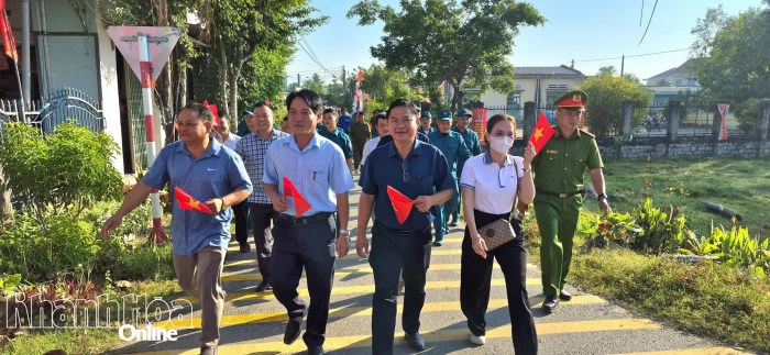 Xã Tây Ninh Hòa tổ chức Đại hội Thể dục thể thao và Ngày chạy Olympic vì sức khỏe toàn dân - vì an ninh Tổ quốc