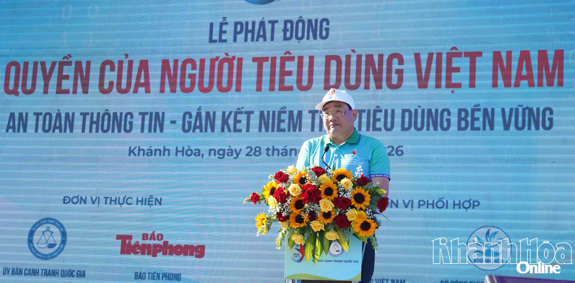 Phó Chủ tịch UBND tỉnh - Trịnh Minh Hoàng phát biểu tại lễ phát động.