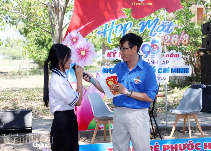 Đoàn xã Phước Hữu họp mặt kỷ niệm 95 năm Ngày thành lập Đoàn