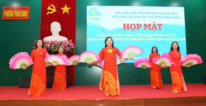 Hội Liên hiệp Phụ nữ phường Phan Rang họp mặt kỷ niệm Ngày Quốc tế Phụ nữ