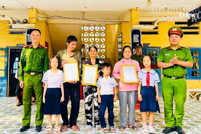 Công an tỉnh: Dang rộng vòng tay yêu thương