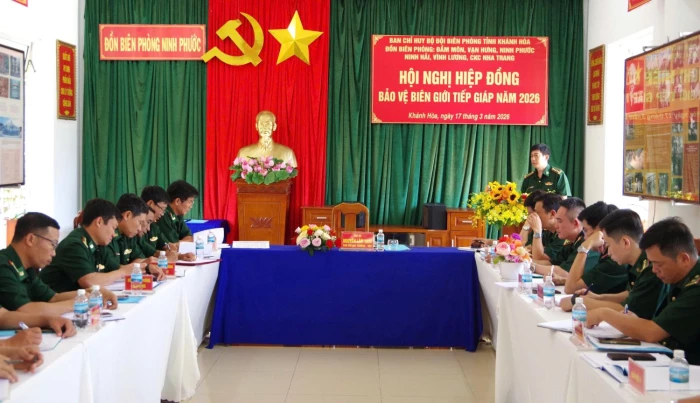 Cụm số 1 - Bộ đội Biên phòng tỉnh Khánh Hòa ký kết quy chế phối hợp bảo vệ biên giới khu vực tiếp giáp