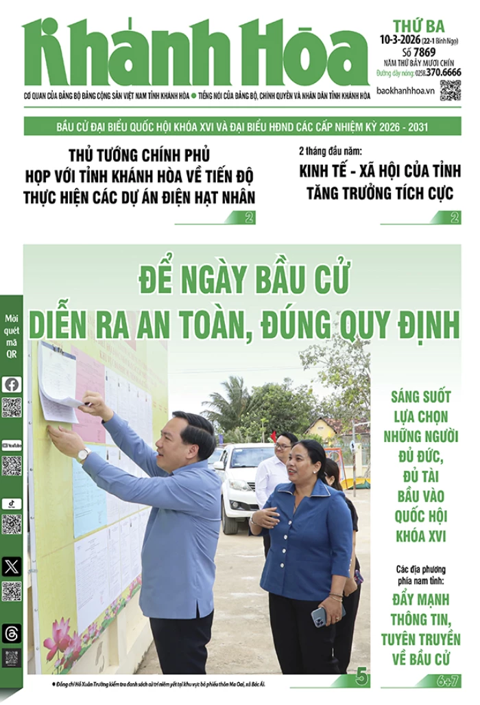 Đọc báo in số 7869 ngày 10/3/2026