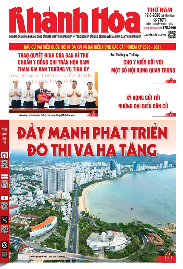 Đọc báo in số 7871 ngày 12/3/2026