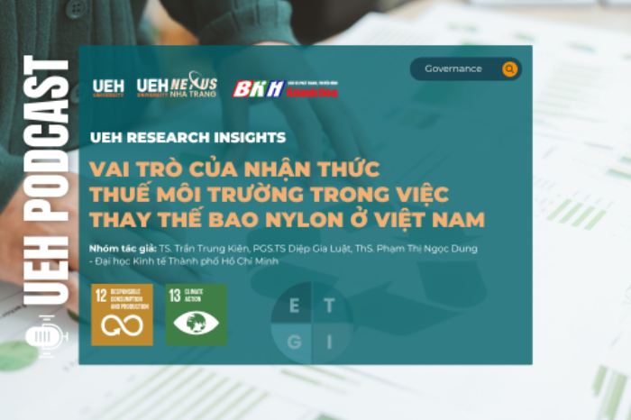 Vai trò của nhận thức thuế môi trường trong việc thay thế bao nilon ở Việt Nam