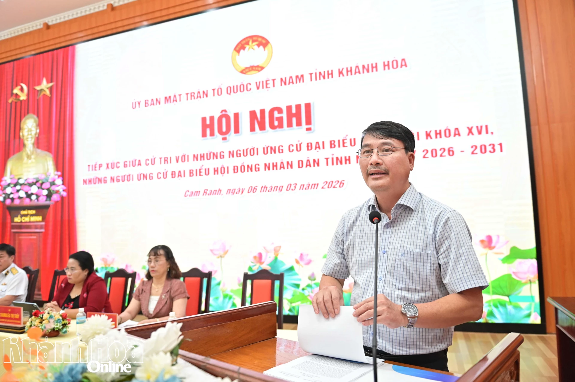 Ông Khổng Trung Thắng trình bày chương trình hành động.