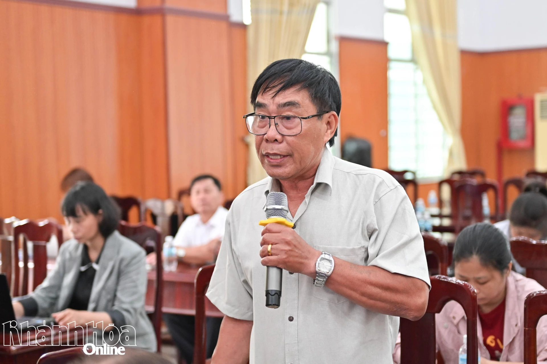 Cử tri Mai Xuân Cương - Tổ dân phố Phú Hải, phường Cam Ranh gửi gắm tâm tư, nguyện vọng đến những người ứng cử.