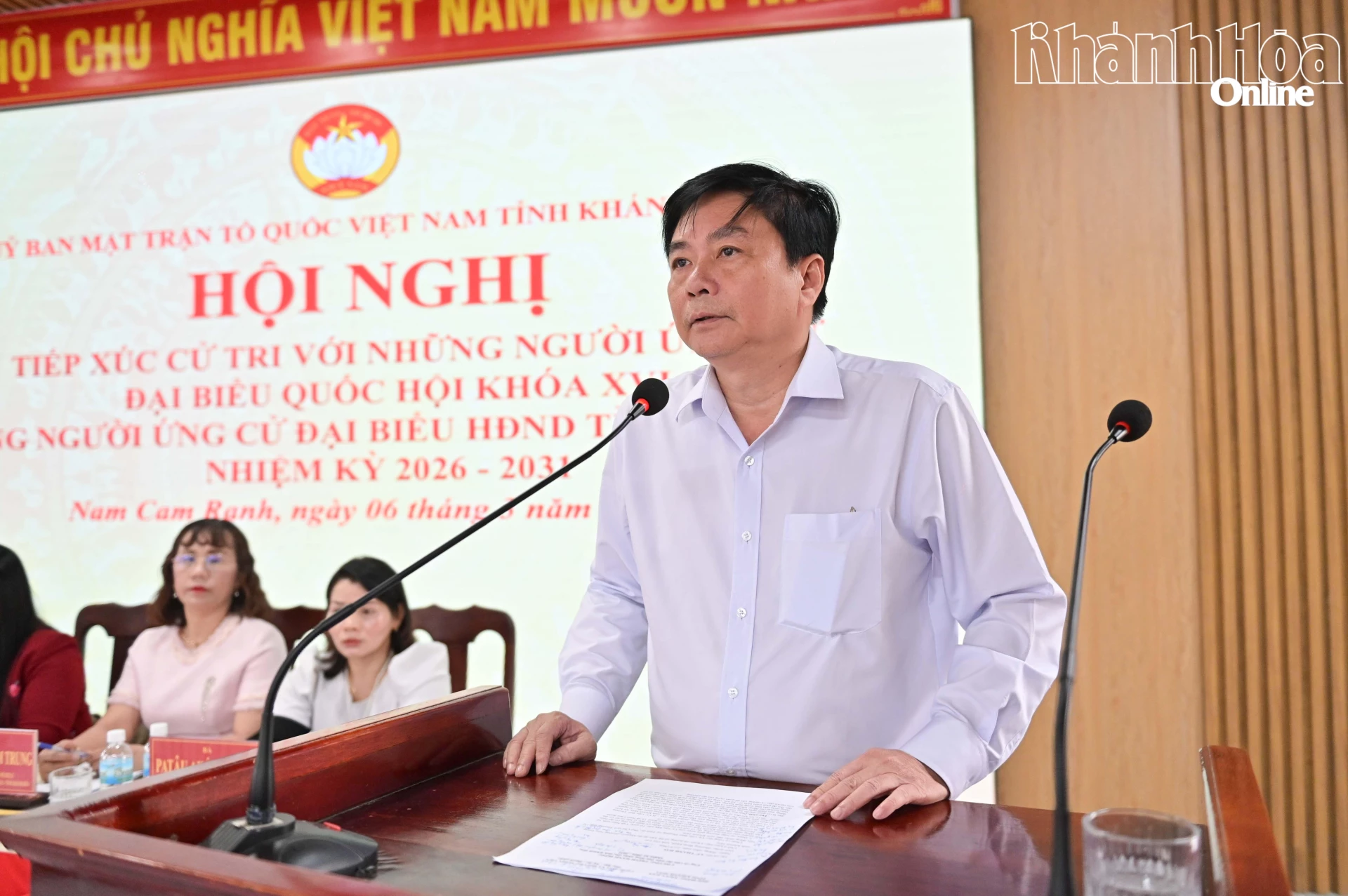 Ông Lữ Thanh Hải trình bày chương trình hành động.