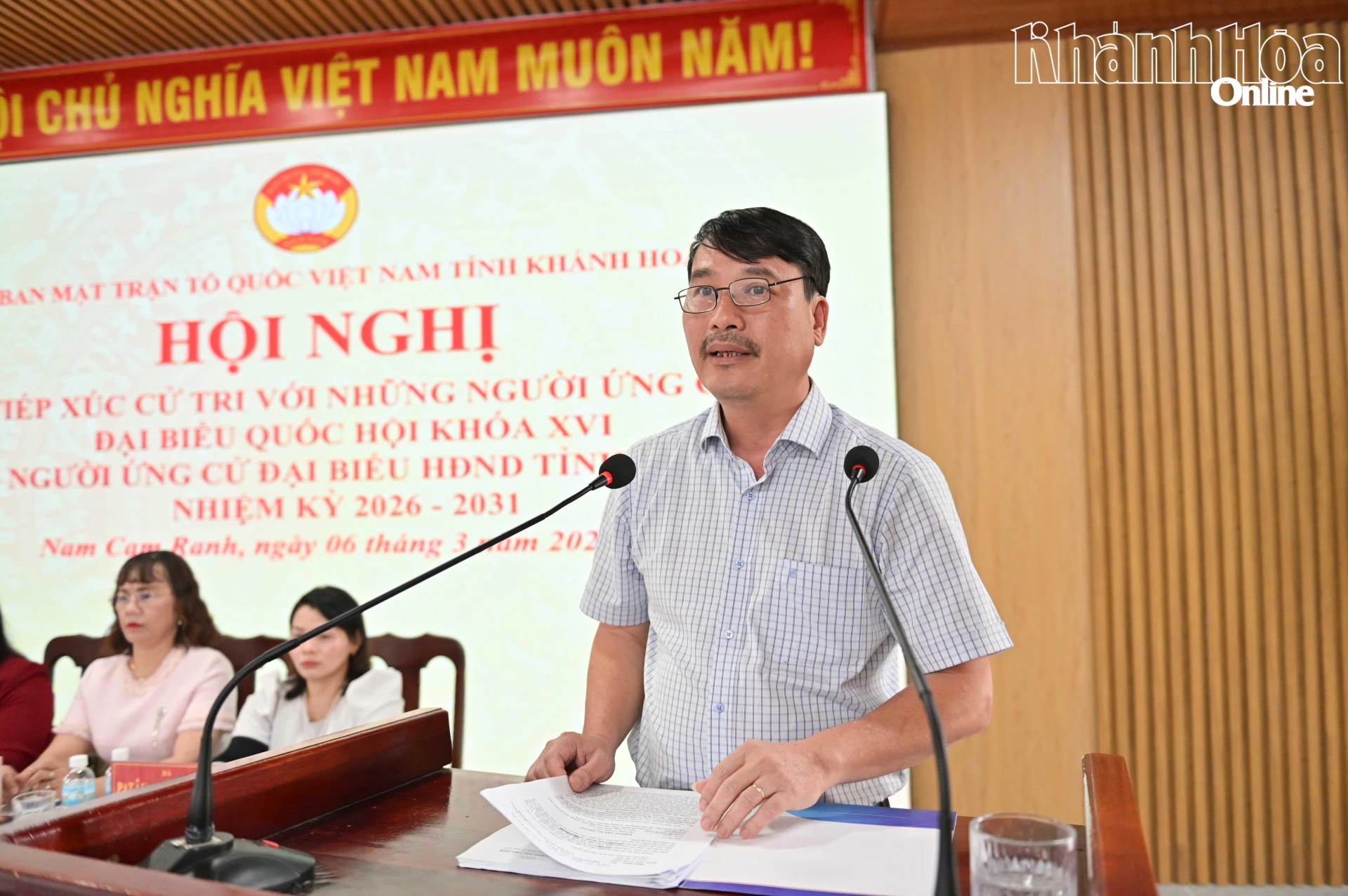 Ông Khổng Trung Thắng trình bày chương trình hành động.