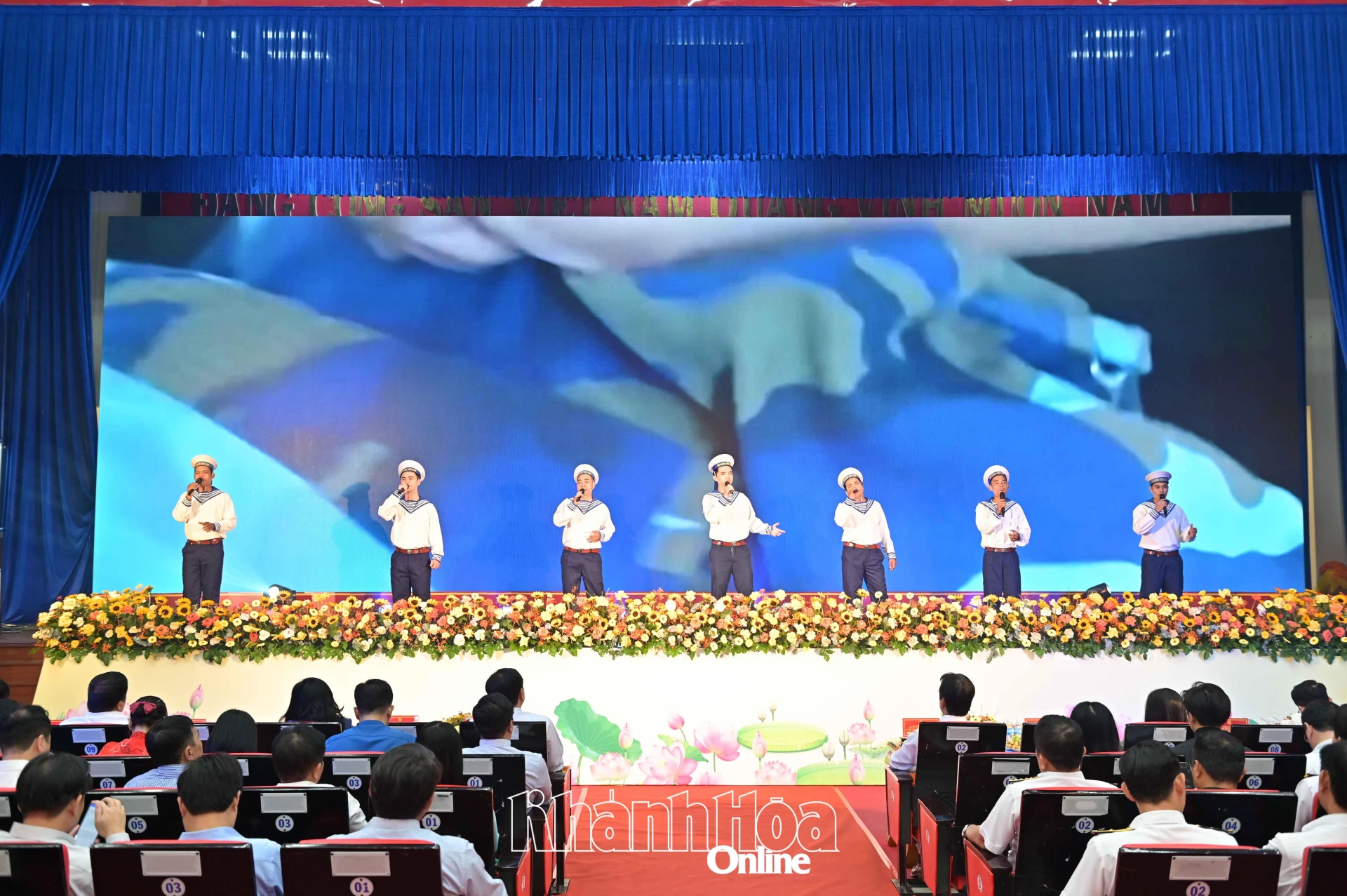 Một tiết mục văn nghệ tại hội nghị.