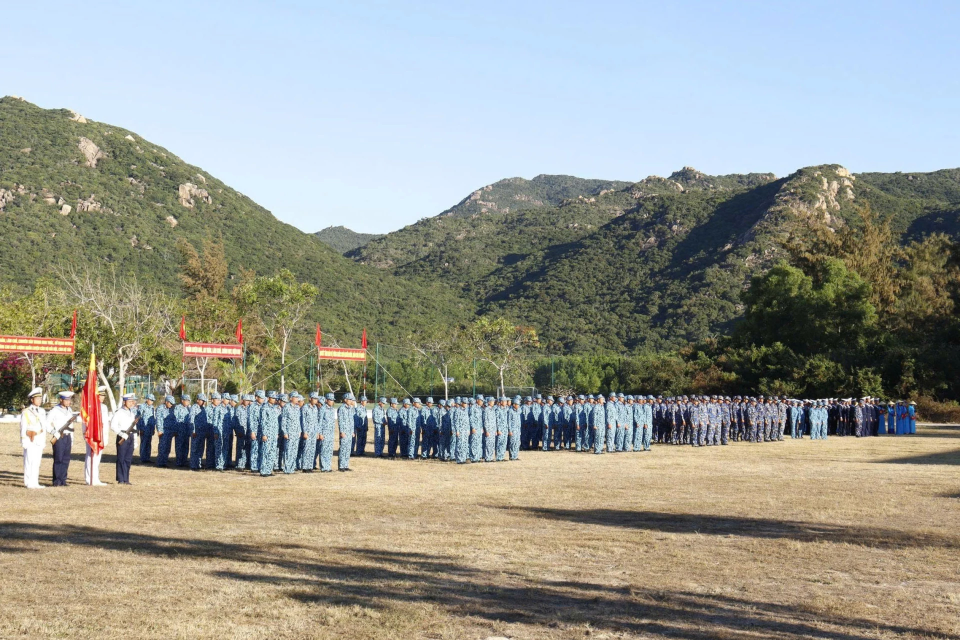 Quang cảnh buổi lễ.