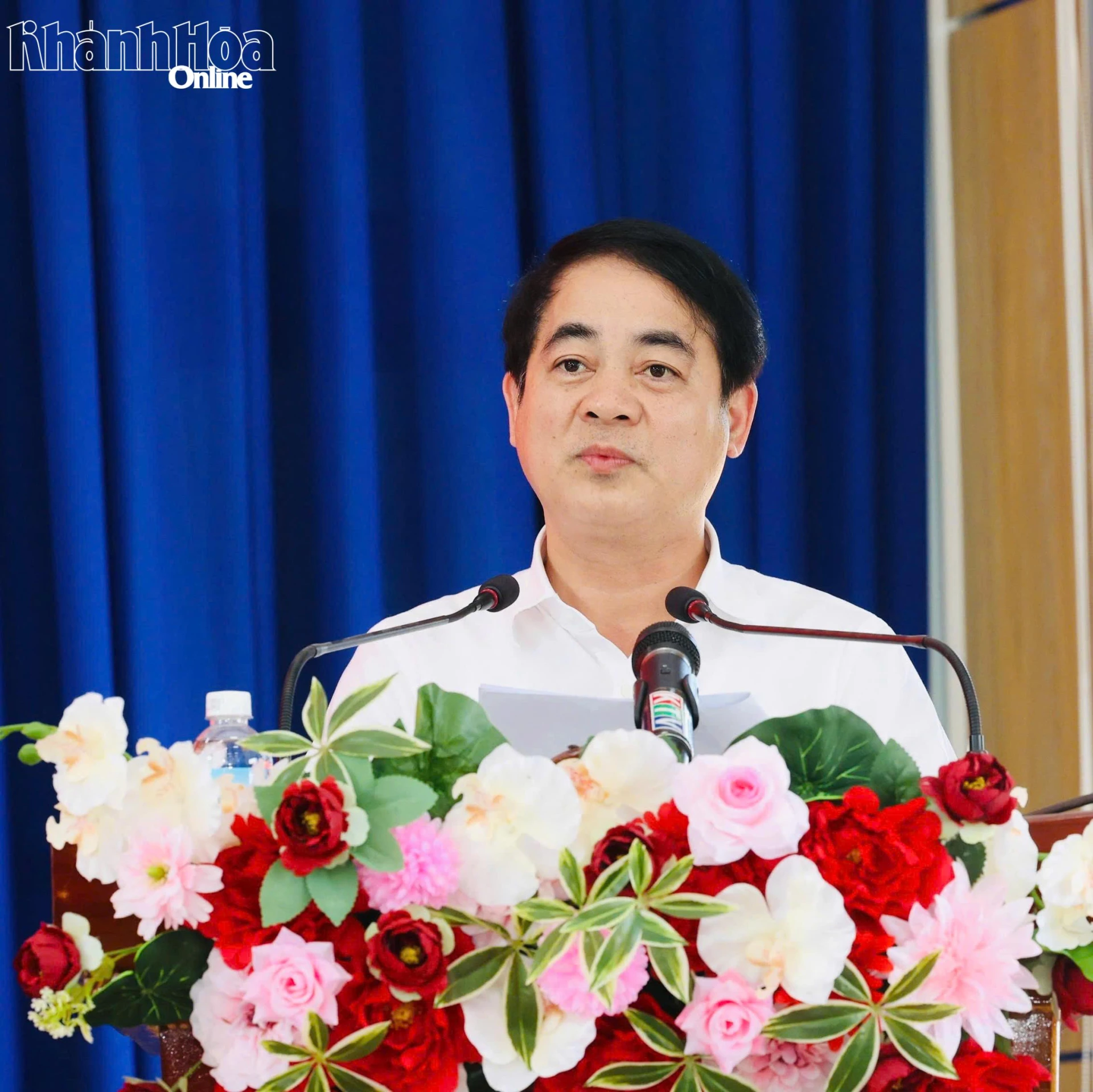 Bí thư Tỉnh ủy Nghiêm Xuân Thành trình bày chương trình hành động