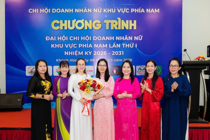 Chi hội Doanh nhân nữ khu vực phía Nam tổ chức Đại hội lần thứ I, nhiệm kỳ 2026 - 2031