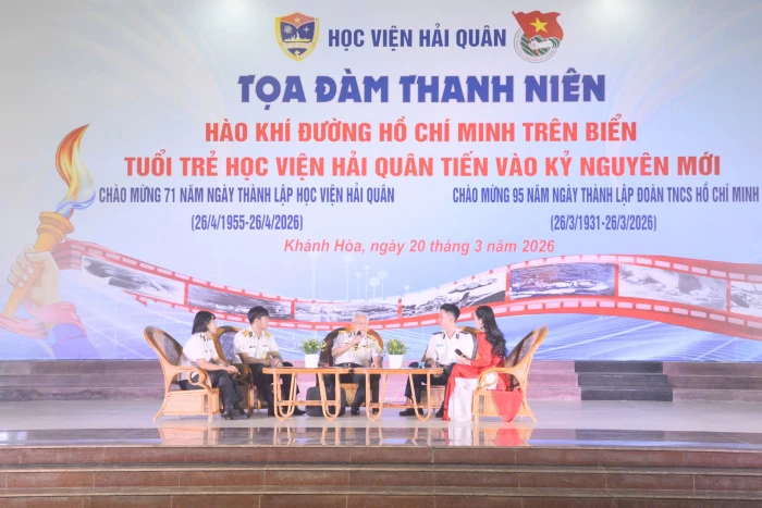Tọa đàm thanh niên “Hào khí đường Hồ Chí Minh trên biển - Tuổi trẻ Học viện Hải quân tiến vào kỷ nguyên mới”