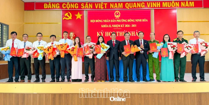 Kỳ họp thứ nhất HĐND phường Đông Ninh Hòa khóa II, nhiệm kỳ 2026 - 2031
