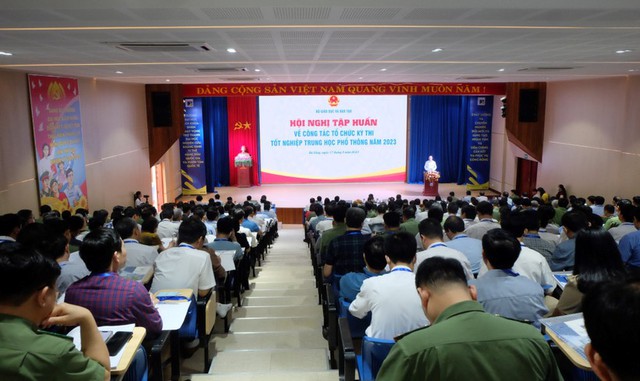 Tập huấn toàn quốc về tổ chức thi tốt nghiệp THPT năm 2023