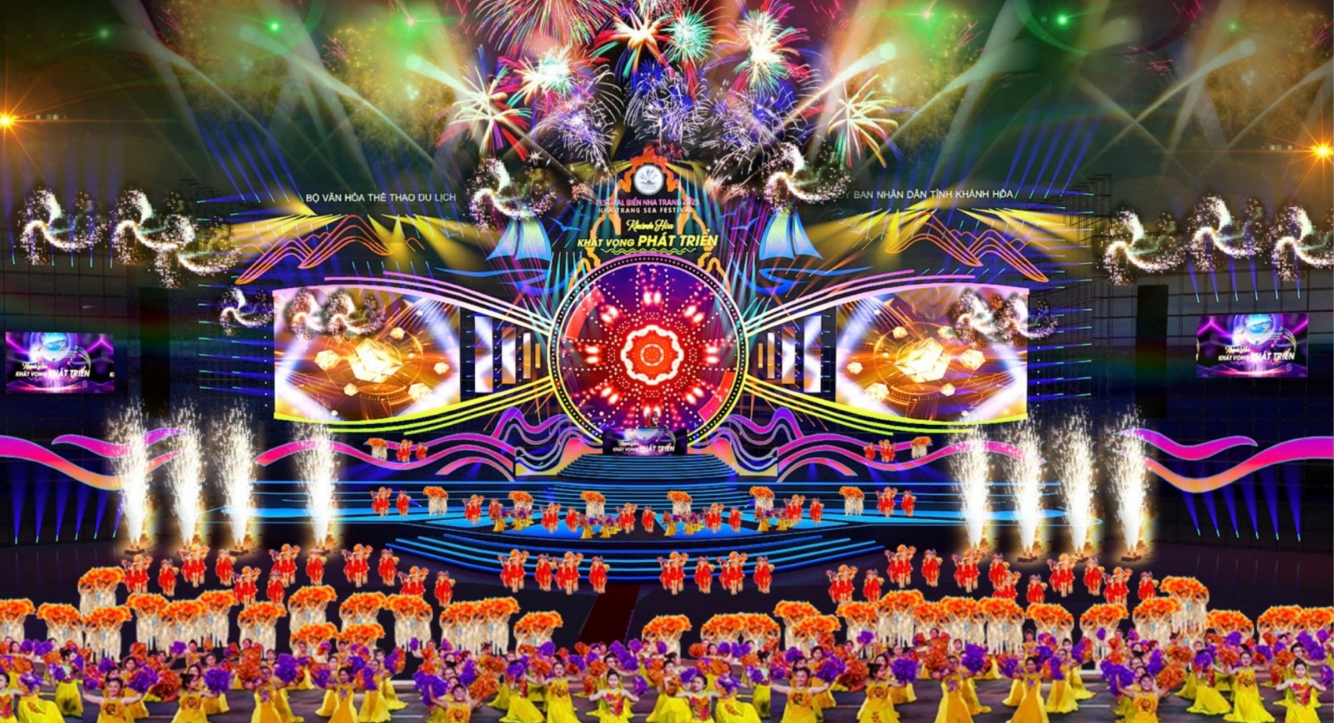 Expected stage design of the opening night of Nha Trang-Khanh Hoa Sea Festival 2023

