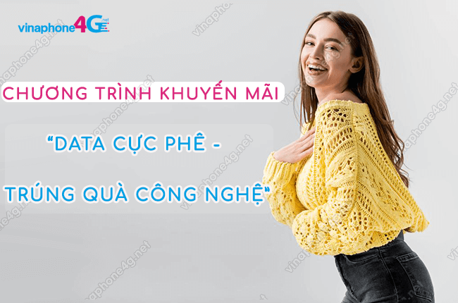 Chương trình khuyến mại "Data cực phê - Trúng quà công nghệ"