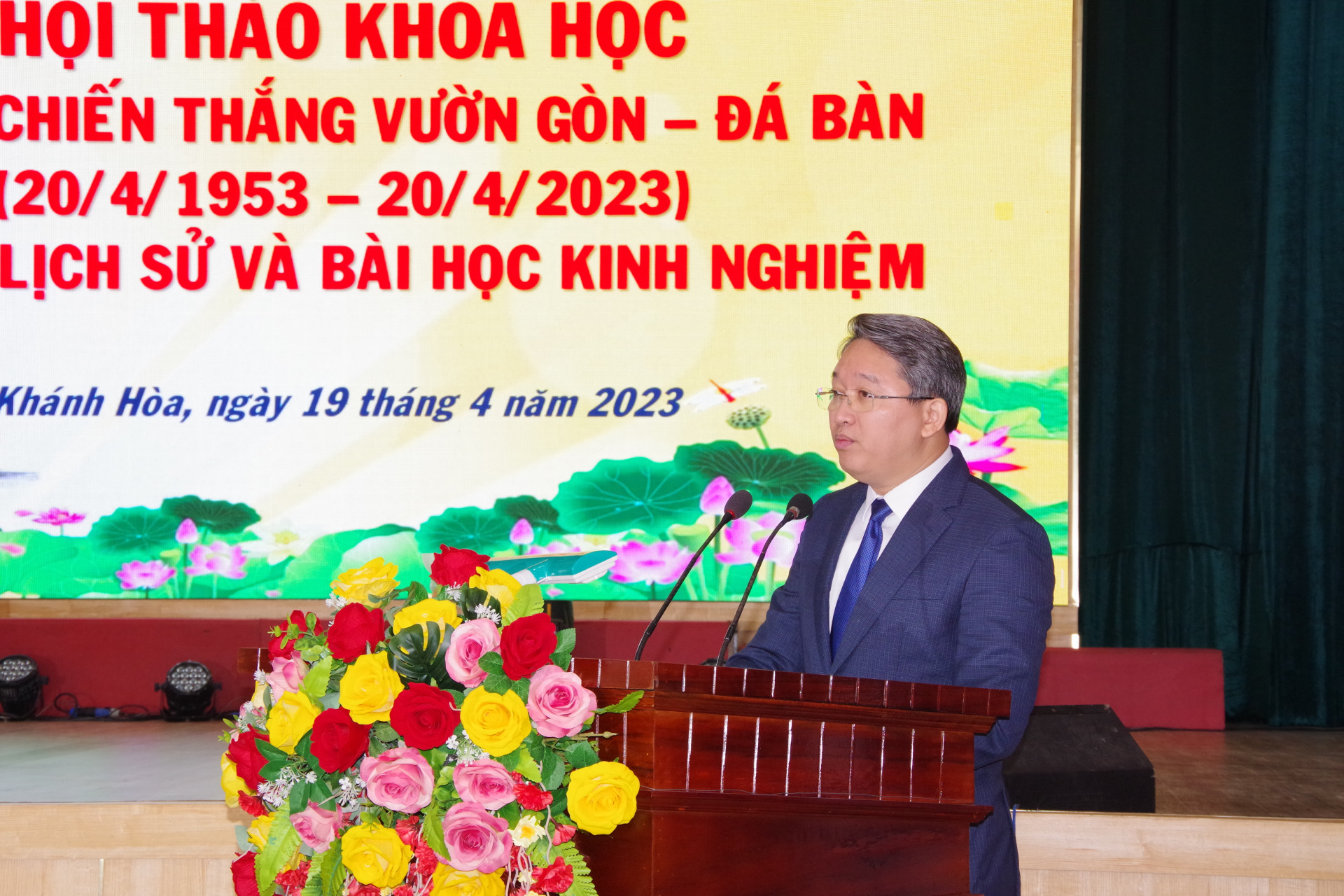 Bí thư Tỉnh ủy Khánh Hòa Nguyễn Hải Ninh phát biểu khai mạc.