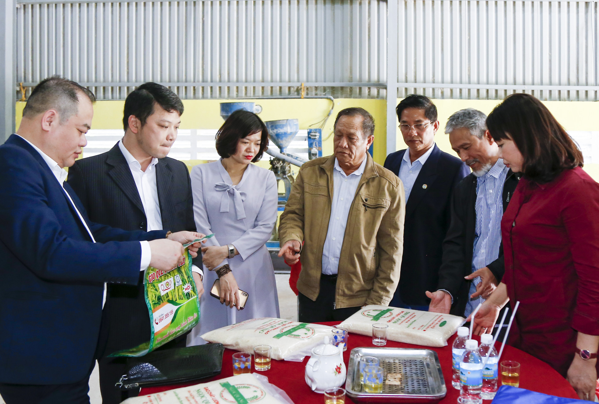 <p>Lãnh đạo Liên minh Hợp tác xã Việt Nam đến thăm Hợp tác xã Nông nghiệp 1 Ninh Quang.<br></p>