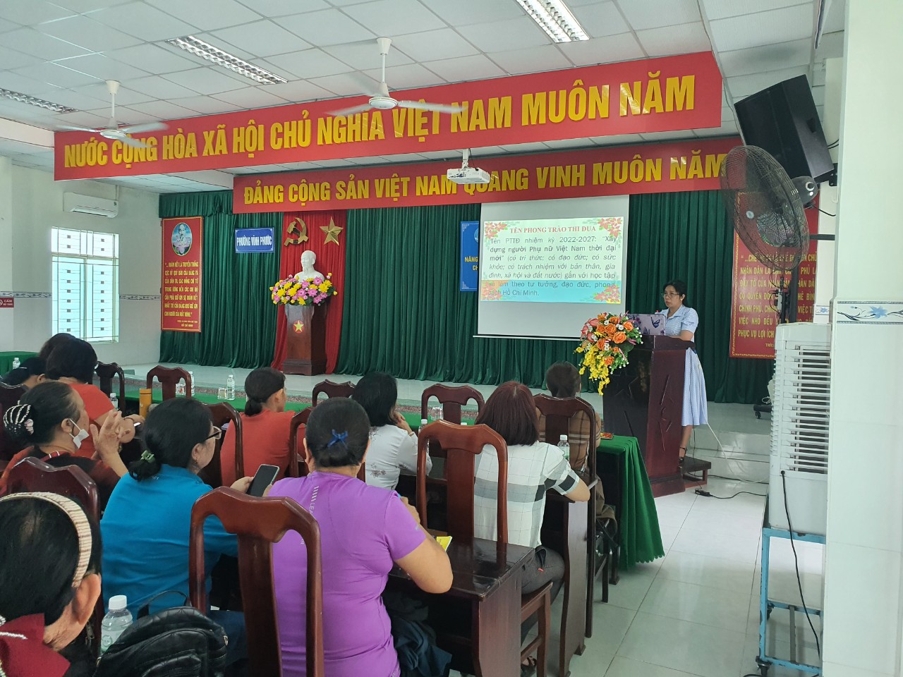 Quang cảnh buổi tập huấn.