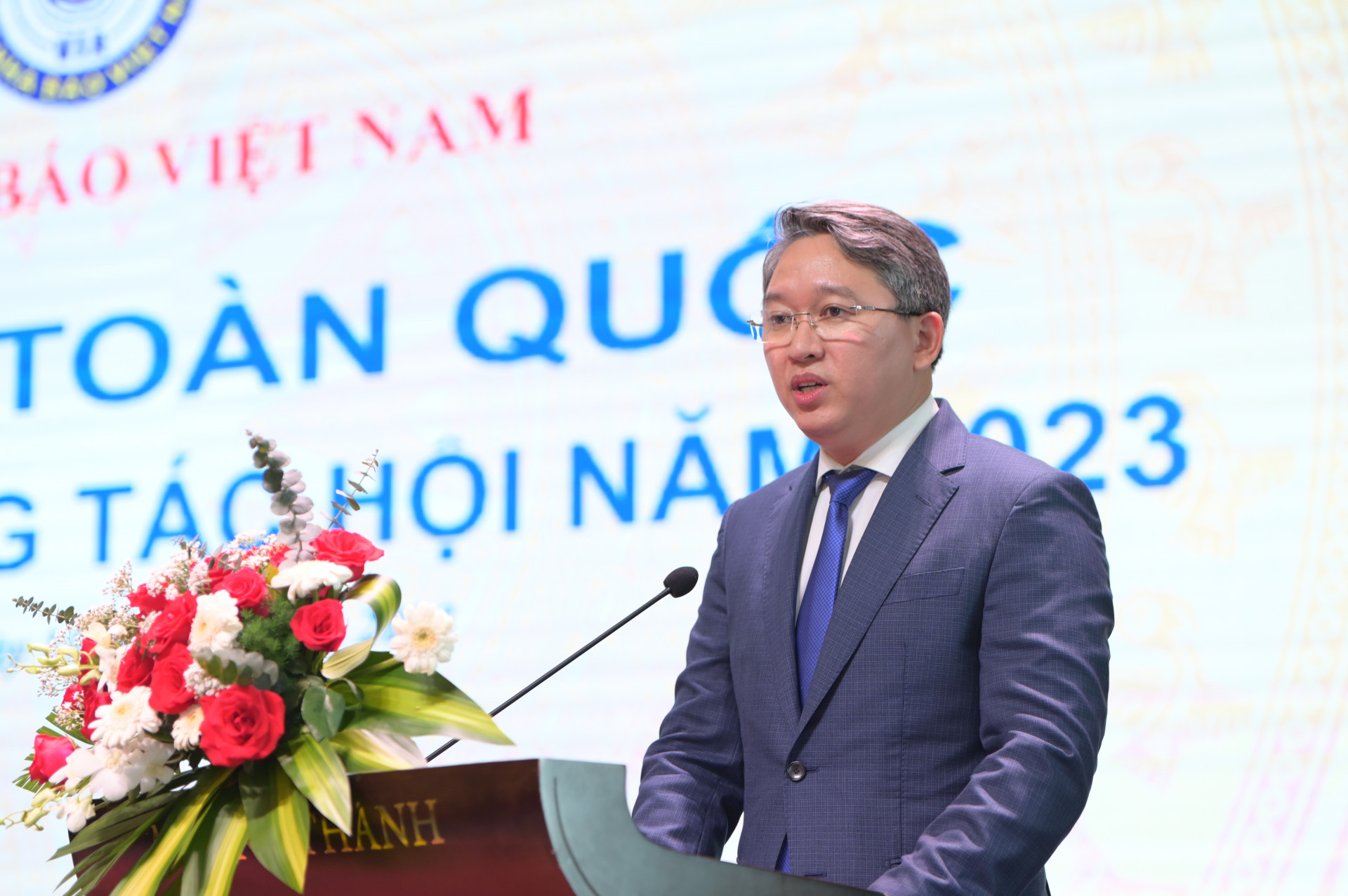 Đồng chí Nguyễn Hải Ninh phát biểu chào mừng hội nghị