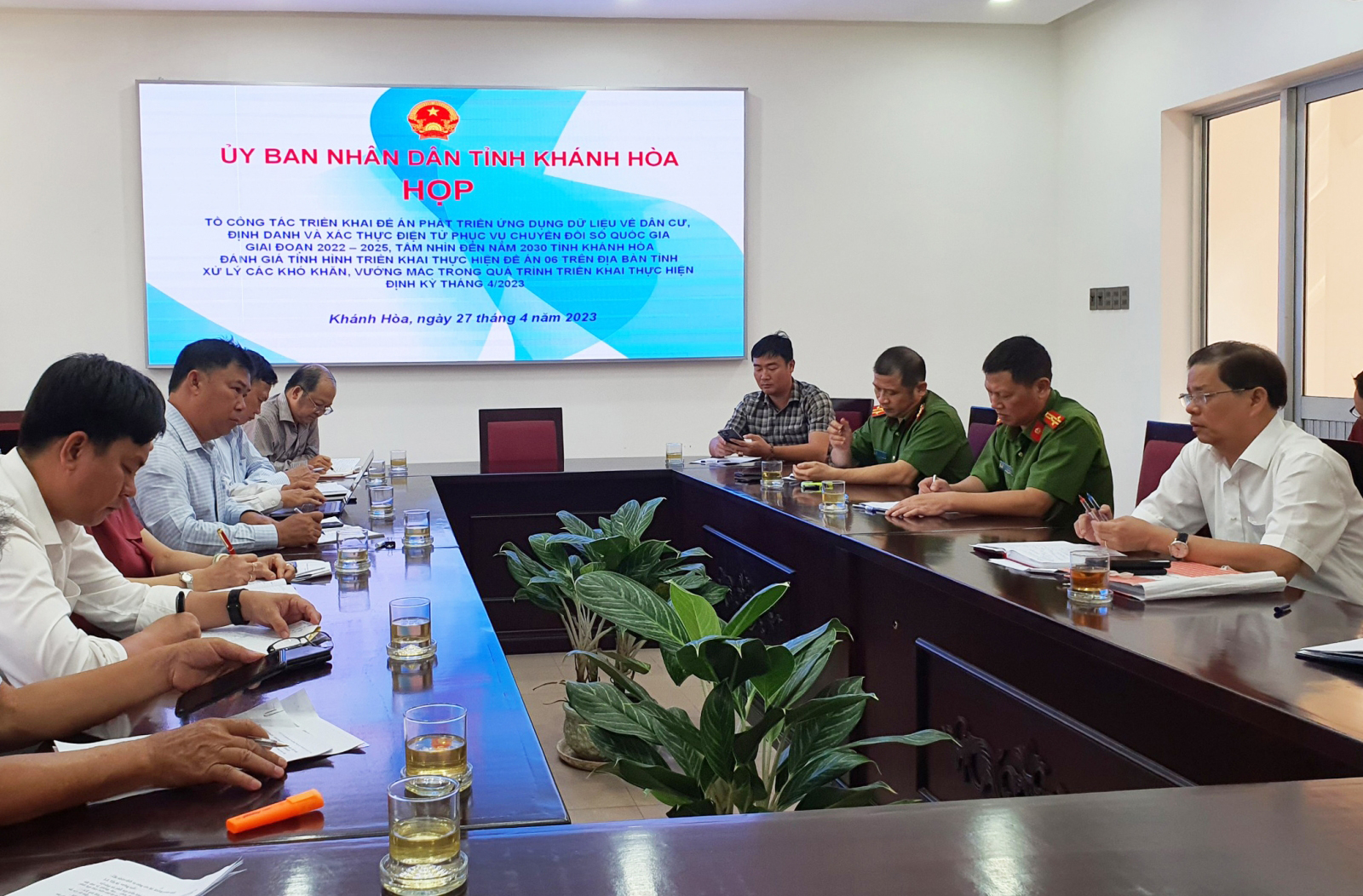 Họp Tổ công tác triển khai Đề án 06