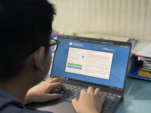 Tuyển sinh 2024: Thí sinh thử đăng ký dự thi trực tuyến từ 24-28/4
