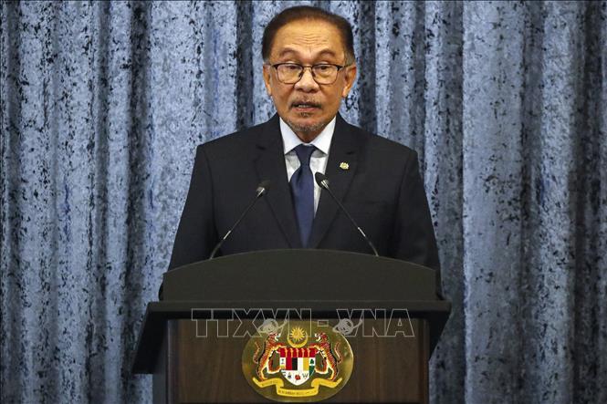 Thủ tướng Malaysia Anwar Ibrahim. Ảnh: AFP/TTXVN

