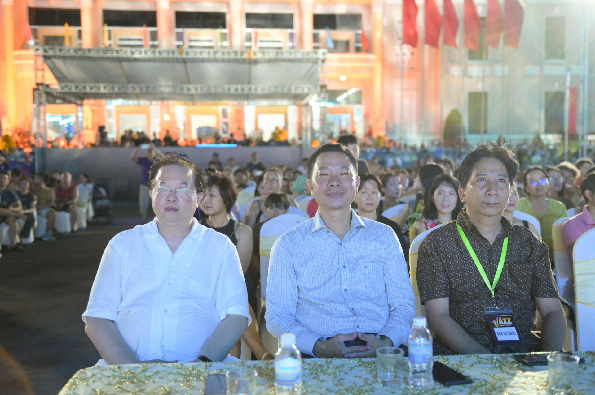 The representatives attending the The Latin Night jazz concert

