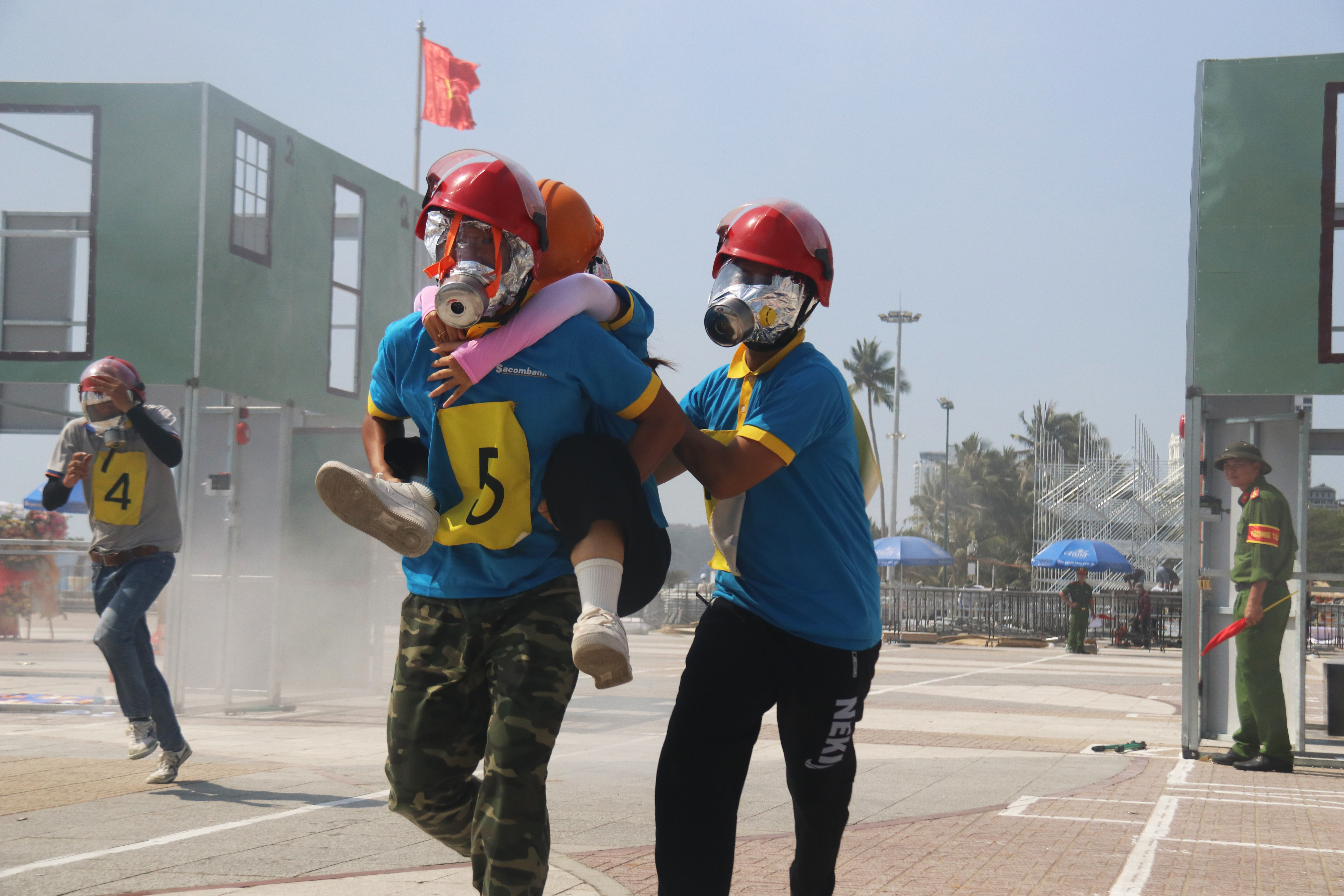 Hội thi chữa cháy và cứu nạn, cứu hộ Tổ liên gia An toàn phòng cháy chữa cháy TP. Nha Trang