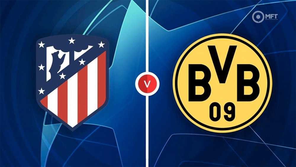 Tứ kết lượt đi Champions League 2023 - 2024:: Atletico Madrid - Borussia Dortmund: Cơ hội chia đều cho cả hai