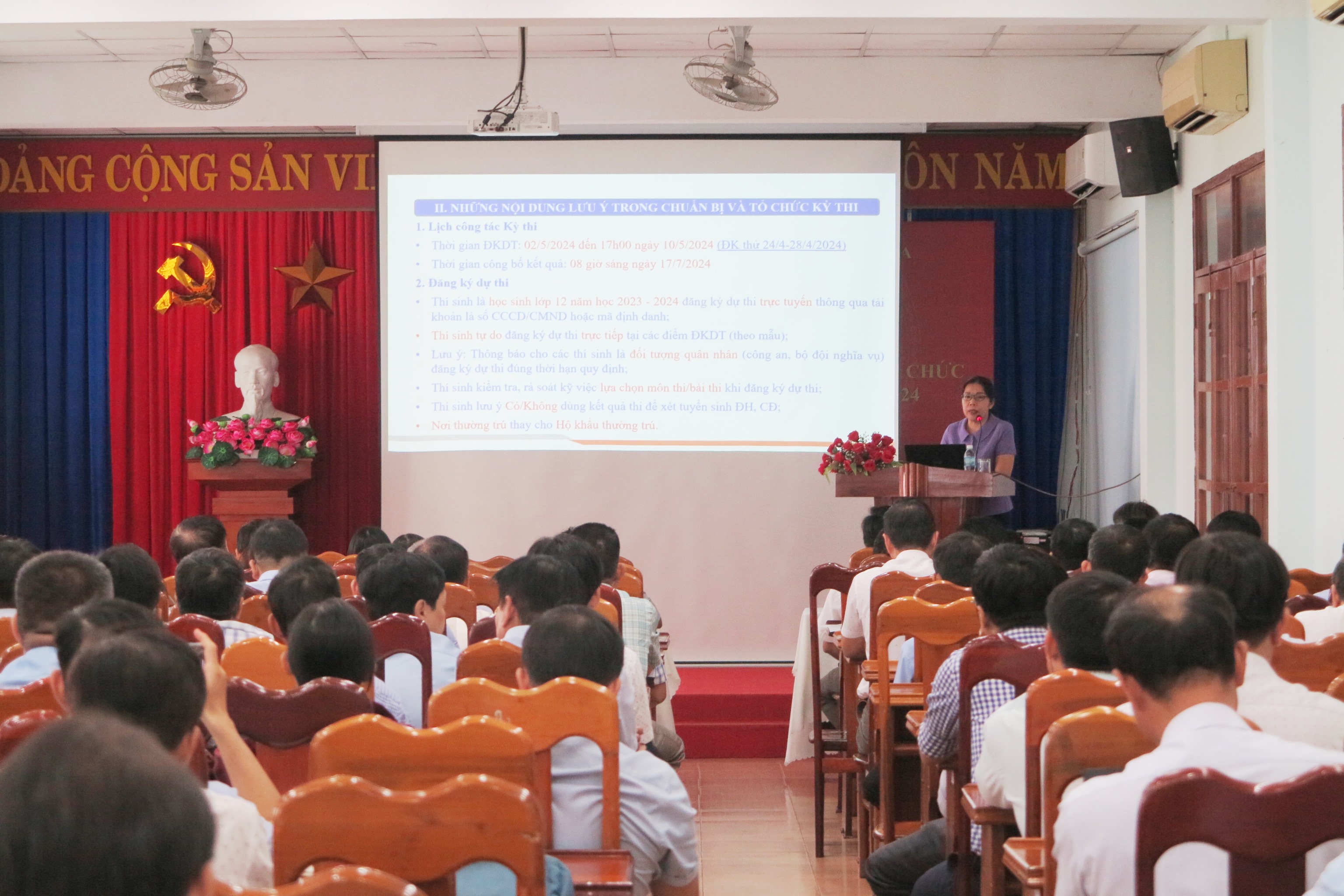 Sở Giáo dục và Đào tạo Khánh Hòa: Tập huấn nghiệp vụ kỳ thi tốt nghiệp THPT 2024