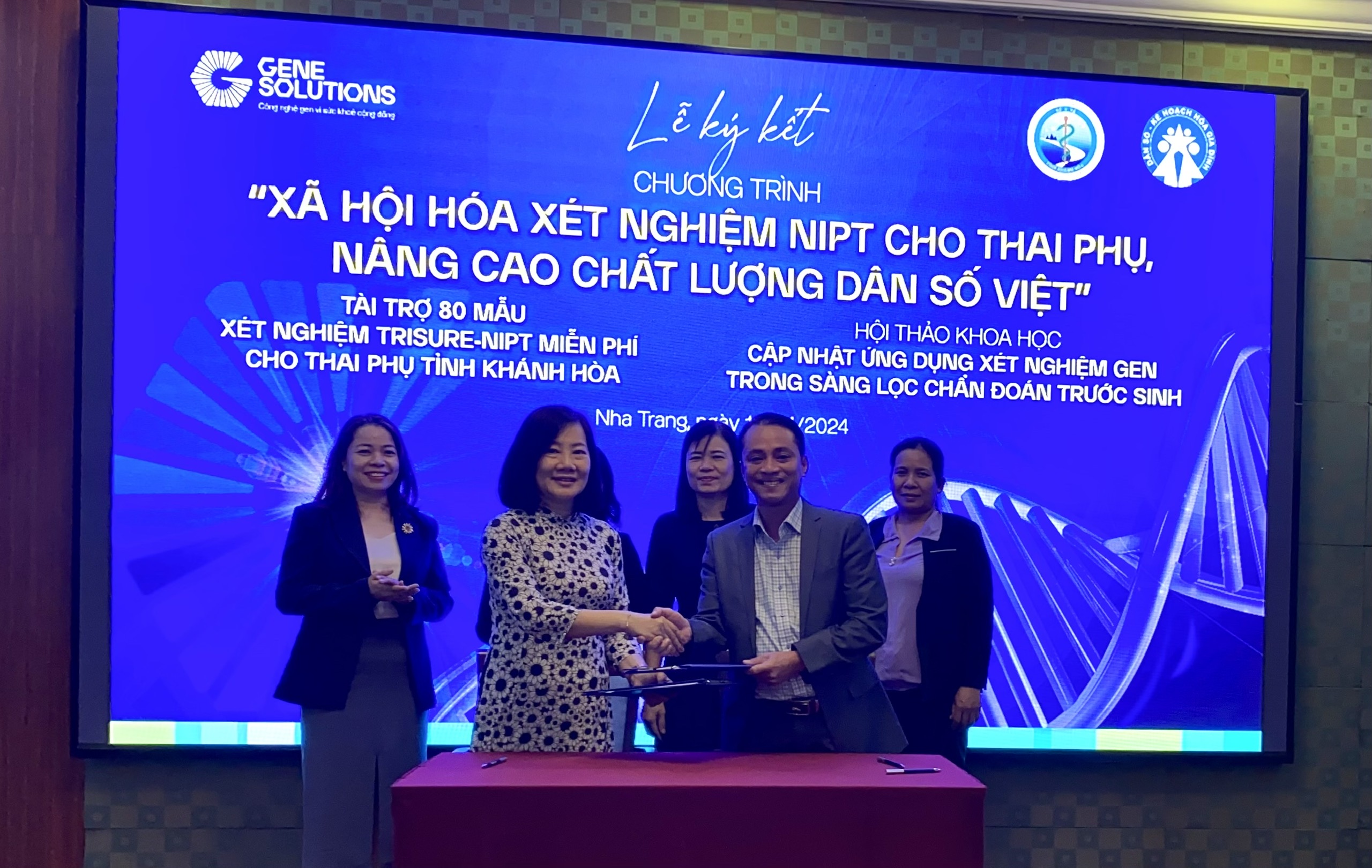 Ký kết triển khai chương trình xã hội hóa xét nghiệm NIPT cho thai phụ