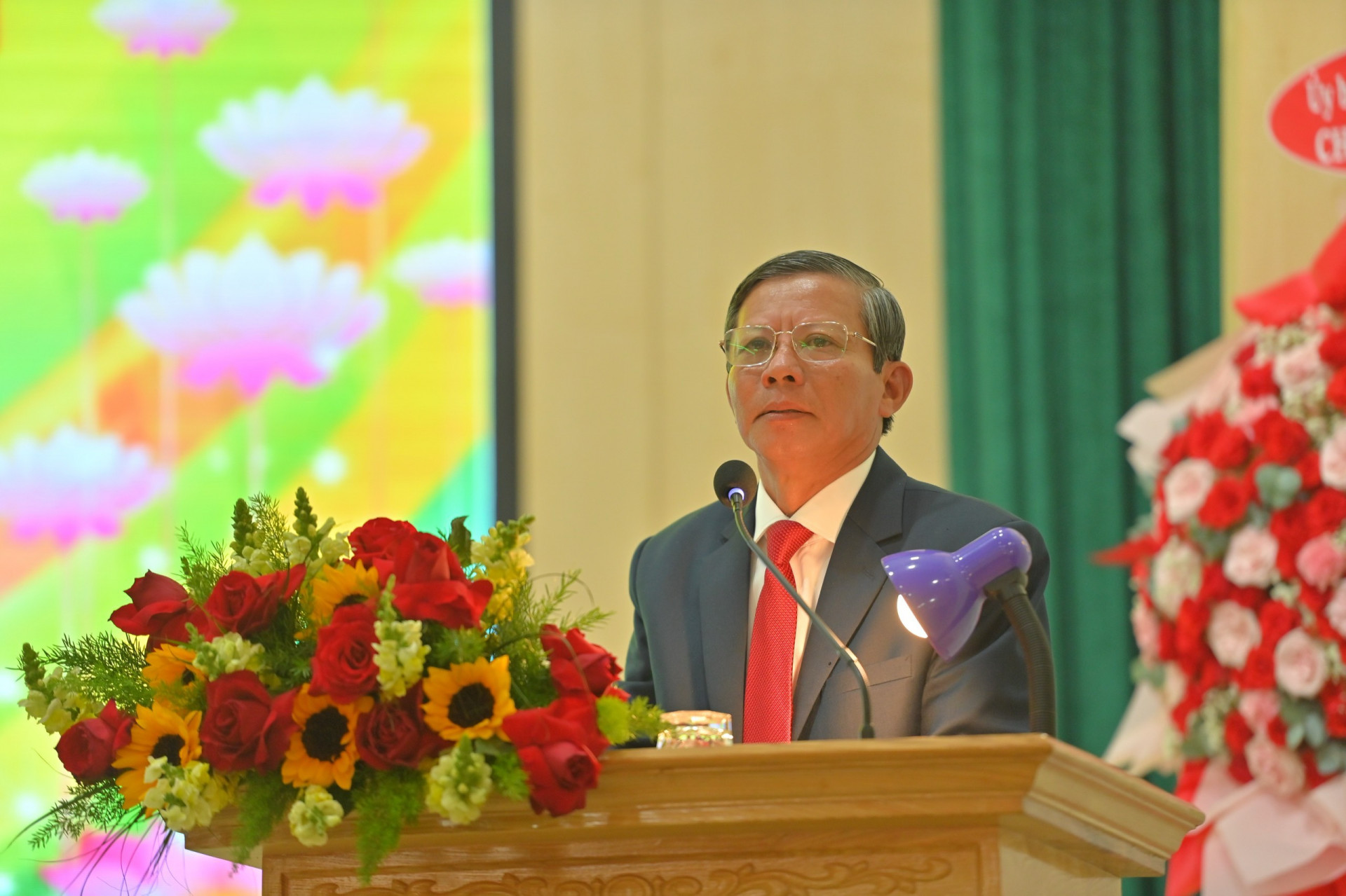 Đồng chí Trần Ngọc Thanh phát biểu chỉ đạo tại đại hội