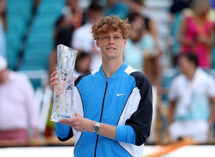 Sau khi vô địch Úc mở rộng, tay vợt trẻ Sinner có chức vô địch thứ hai trong năm tại Miami Open