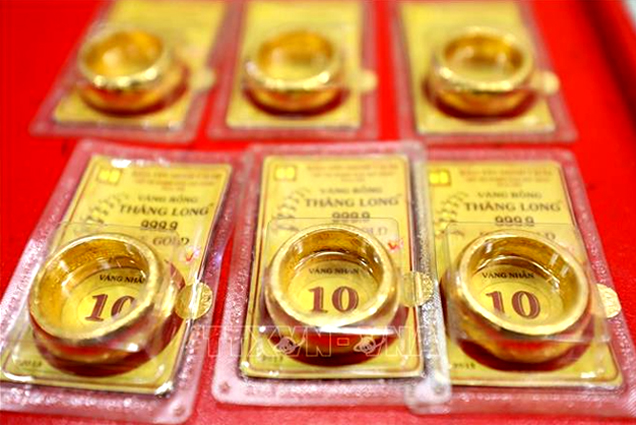 Giá vàng nhẫn và SJC đồng loạt tăng
