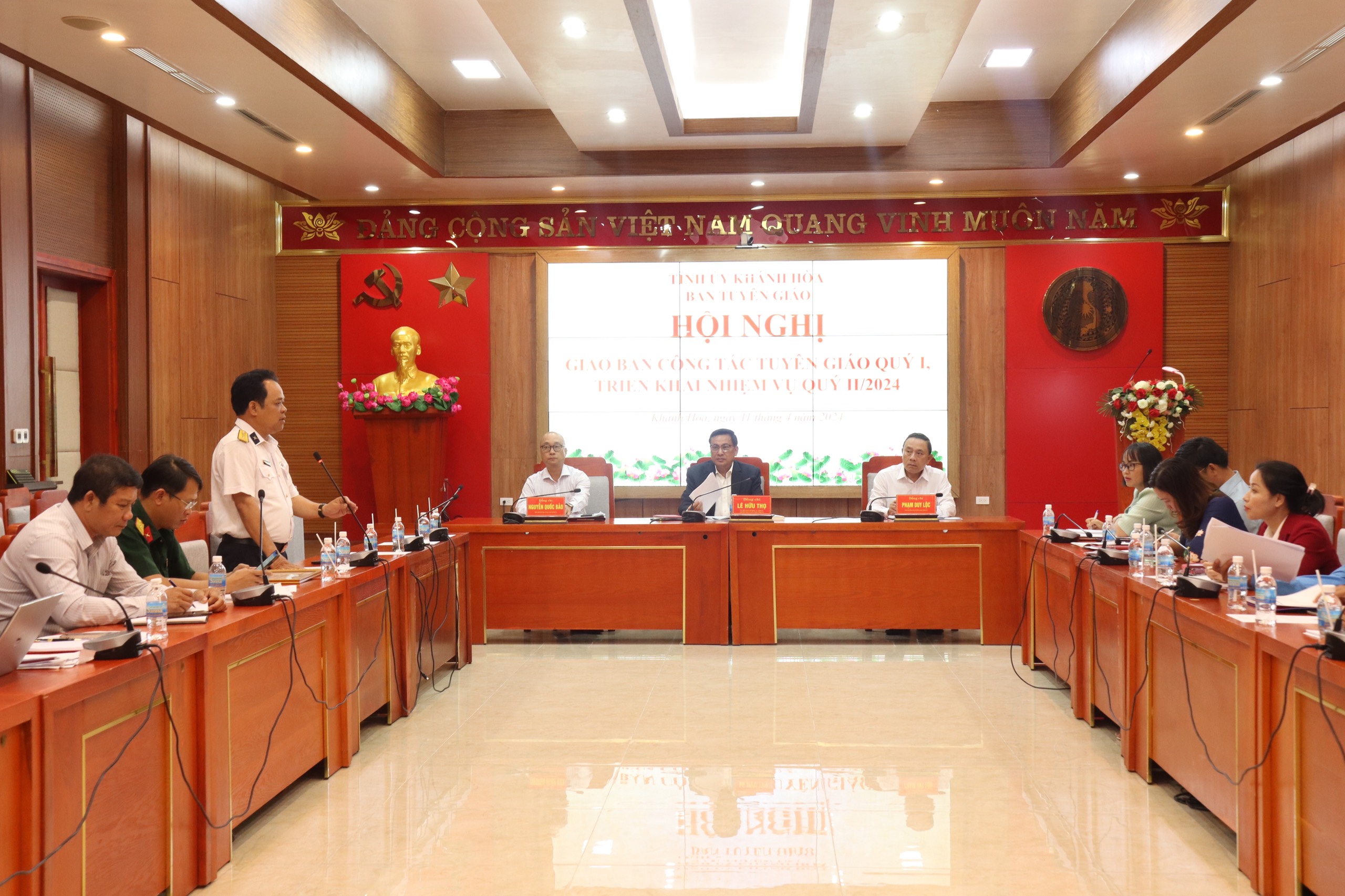 Ban Tuyên giáo Tỉnh ủy: Giao ban công tác tuyên giáo quý I và triển khai nhiệm vụ quý II năm 2024