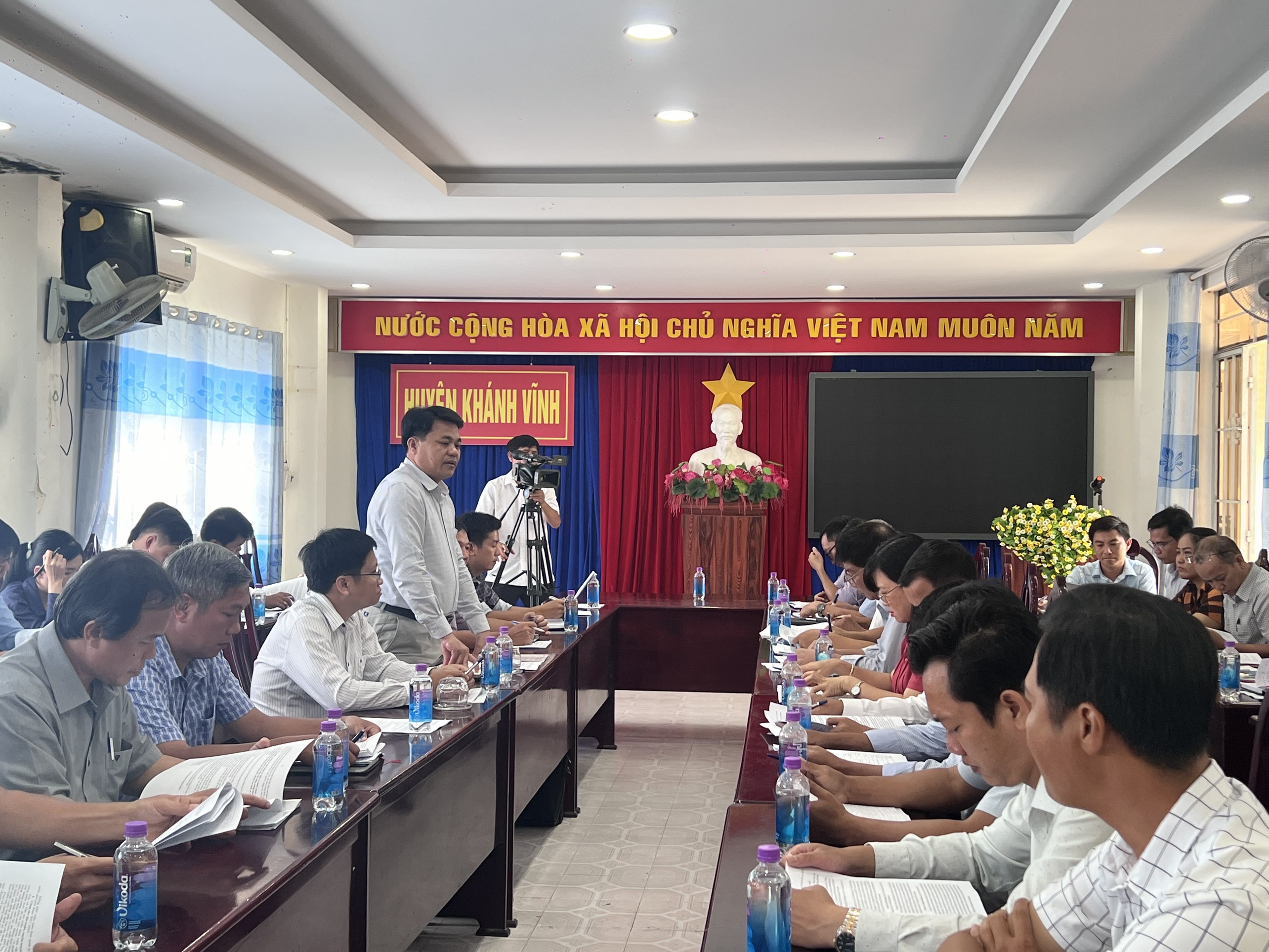 Kiểm tra tiến độ xây dựng nông thôn mới năm 2024 trên địa bàn huyện Khánh Vĩnh