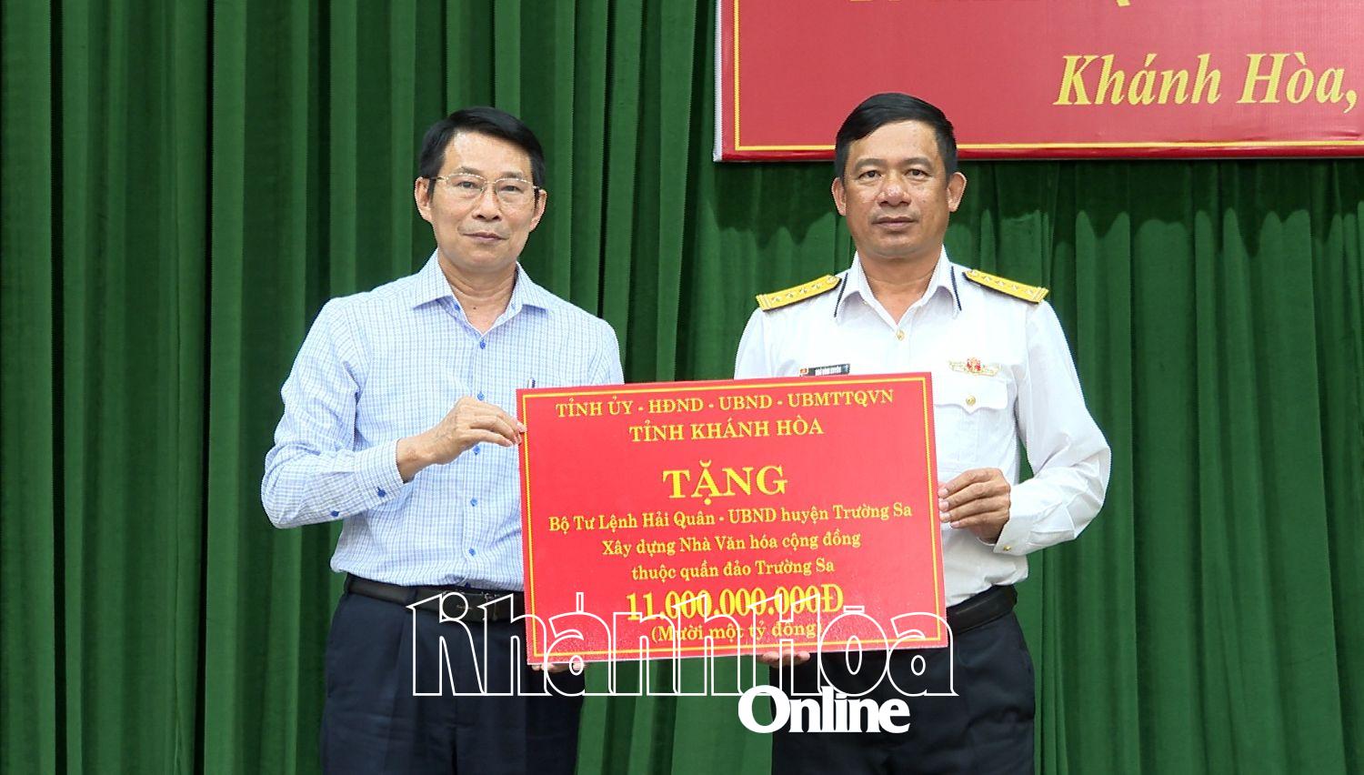 Quán triệt, giao nhiệm vụ cho Đoàn công tác số 14 đi thăm quần đảo Trường Sa và nhà giàn DK1