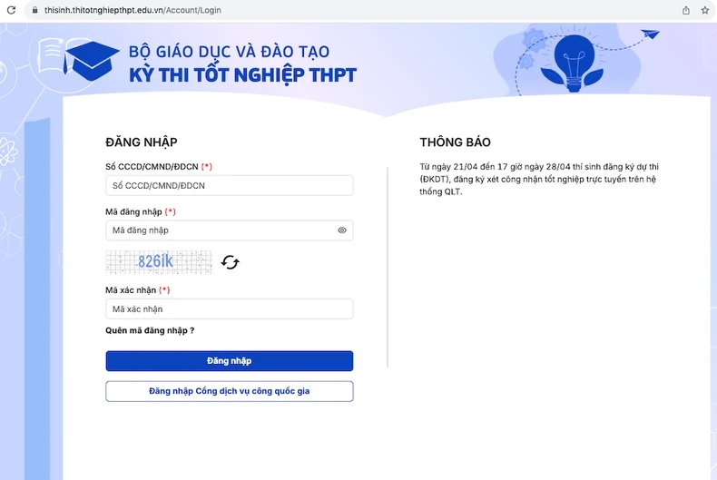 Thí sinh cả nước bắt đầu đăng ký dự thi tốt nghiệp THPT năm 2025