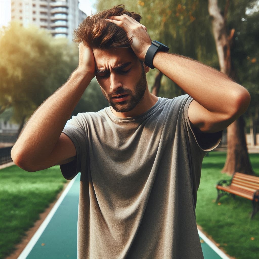 Đi bộ hay tập thể dục khi đói dễ dẫn đến tình trạng hạ đường huyết gây chóng mặt, đau đầu...