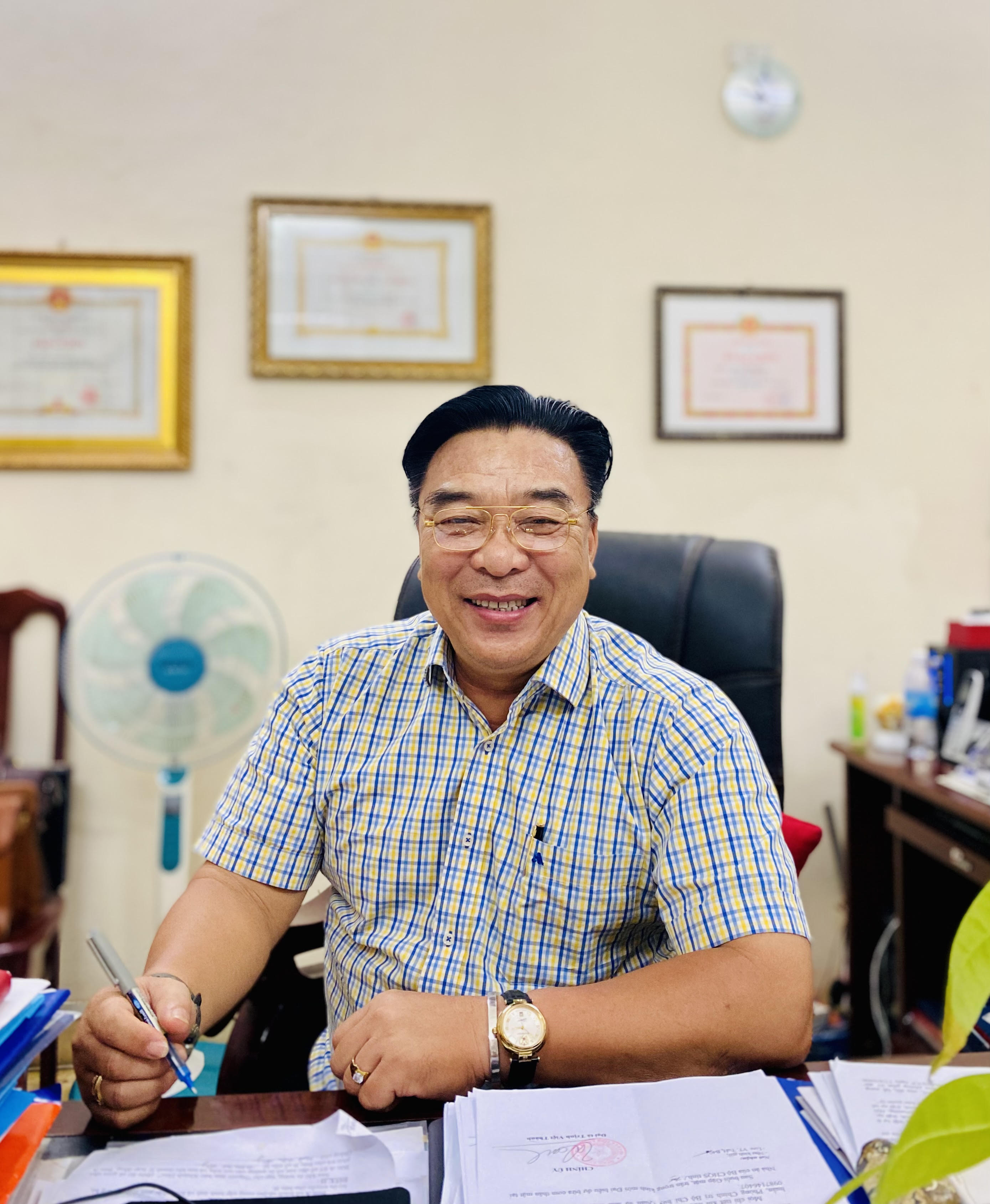 Ông Đoàn Minh Long - Chủ tịch Hội Nhà báo tỉnh.