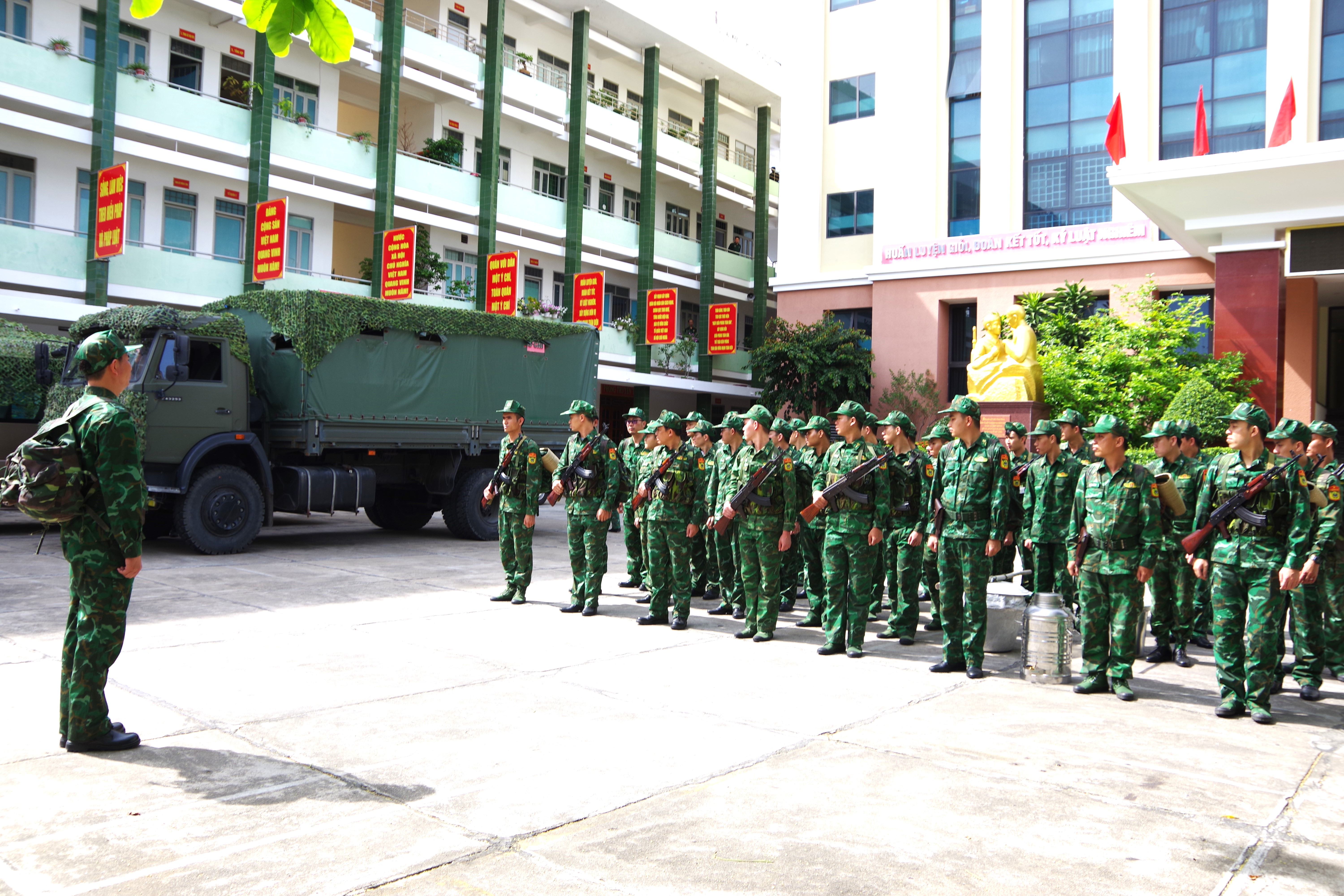 Bộ chỉ huy BĐBP tỉnh luyện tập chuyển trạng thái sẵn sàng chiến đấu

