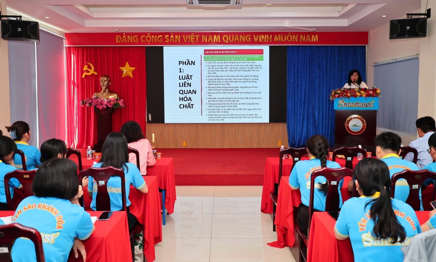 Quang cảnh buổi tập huấn 