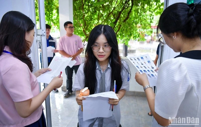 Tại Kỳ thi tốt nghiệp THPT năm 2024 (Ảnh: THÀNH ĐẠT)