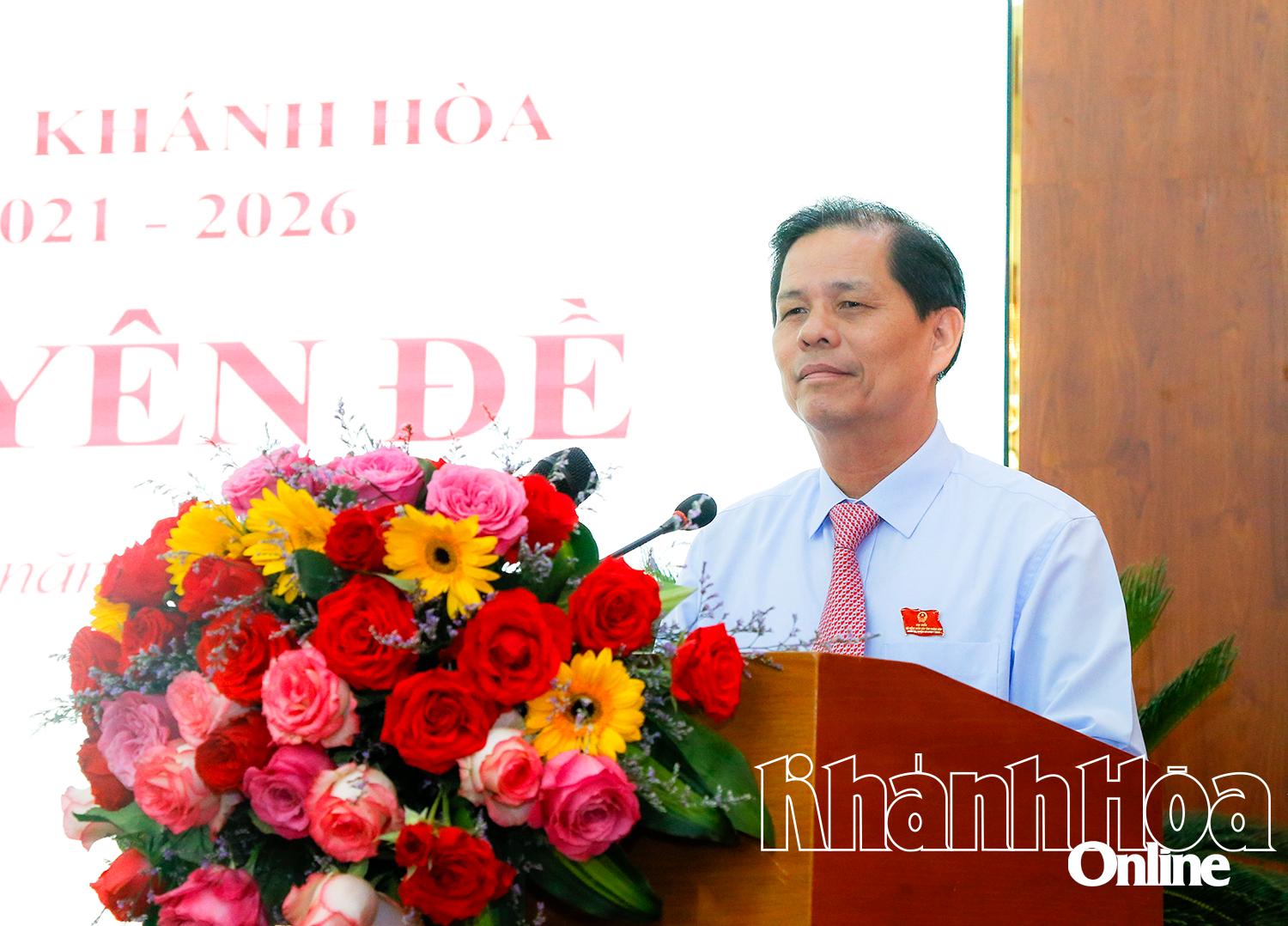 Chủ tịch UBND tỉnh Khánh Hòa Nguyễn Tấn Tuân: Tán thành chủ trương sắp xếp các đơn vị hành chính