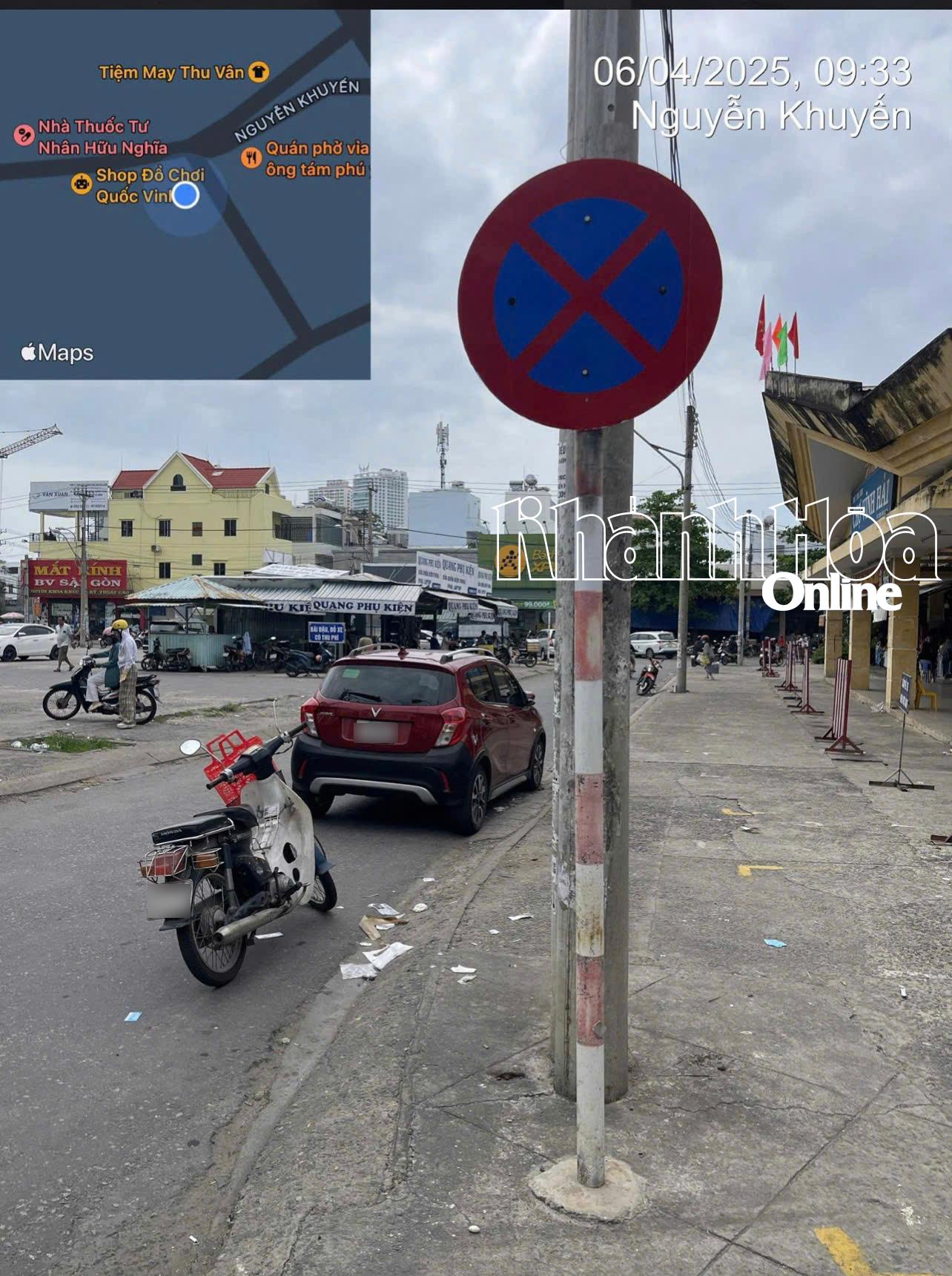 Nhiều trường hợp đỗ xe sai quy định bị xử phạt