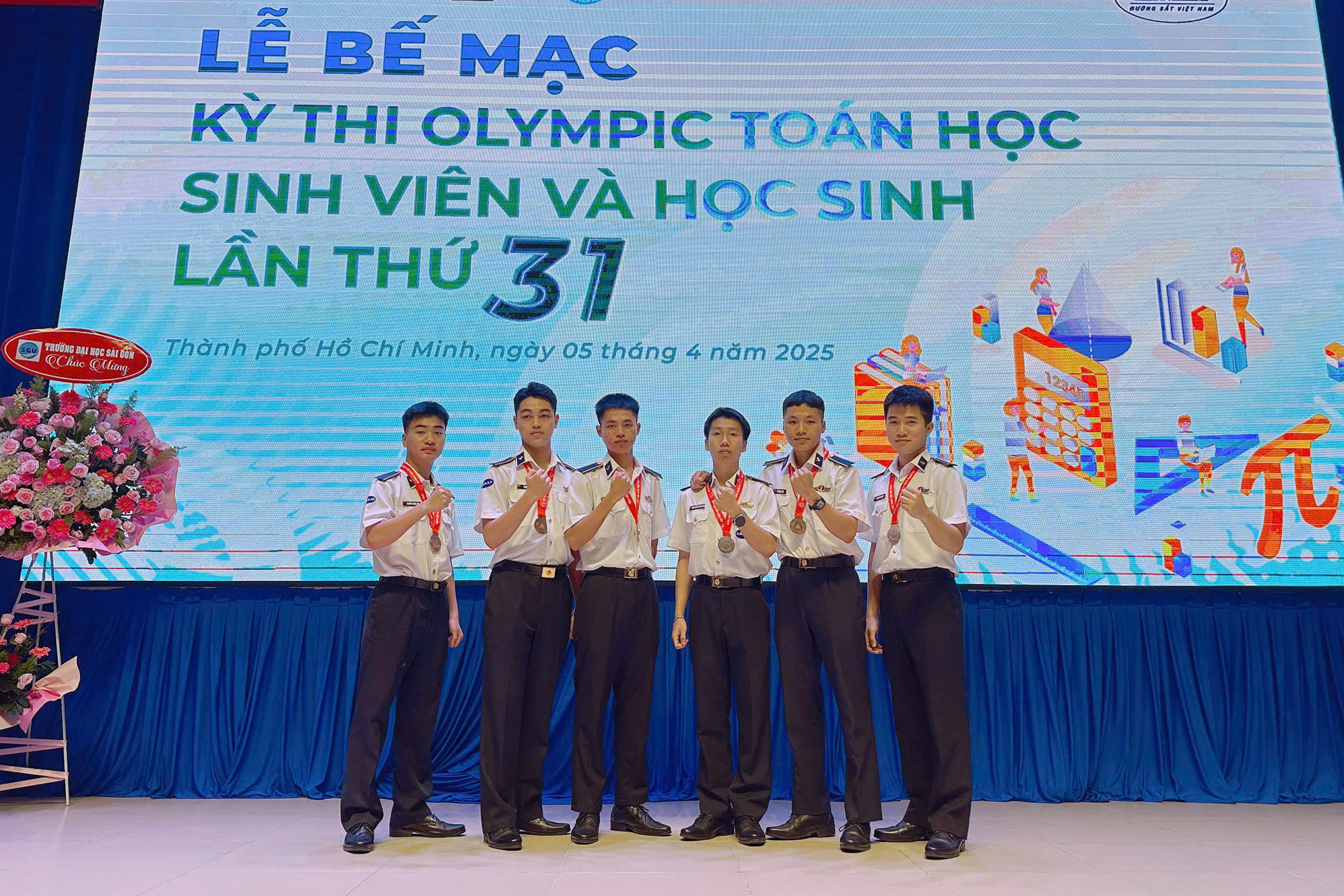 Học viện Hải quân đạt 6 giải tại kỳ thi Olympic toán học toàn quốc lần thứ 31