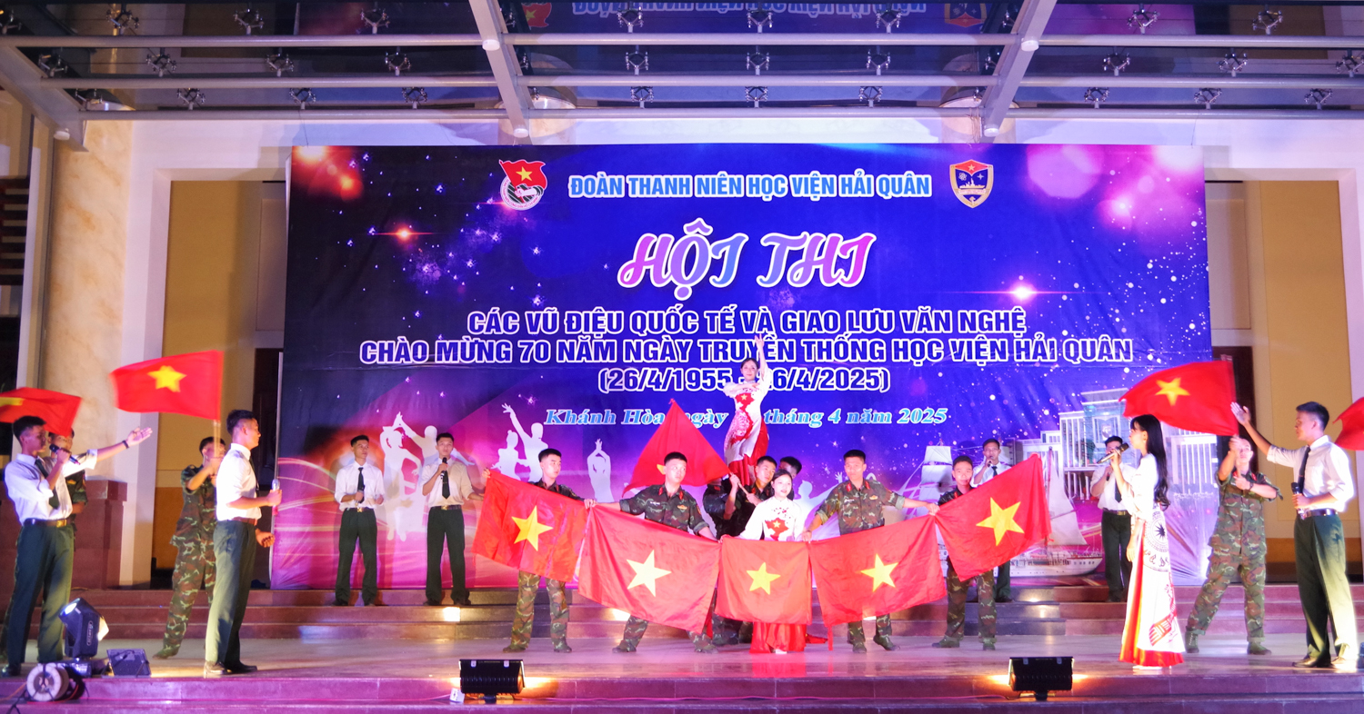 Học viện Hải quân tổ chức hội thi các vũ điệu quốc tế